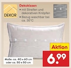 Dekokissen Angebote von DEKOR bei Netto Marken-Discount Velbert für 6,99 €