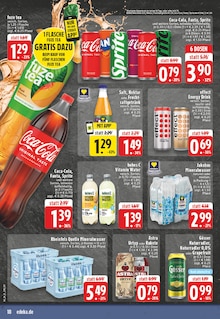 Cola im EDEKA Prospekt "Aktuelle Angebote" mit 26 Seiten (Würselen)