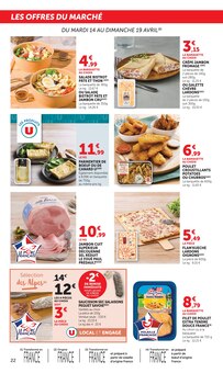 Promotion Oignon dans le prospectus Super U, valable du 14/04/2026 au 26/04/2026 Promo Oignon dans le catalogue Super U du moment à la page 22