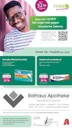 mea - meine apotheke Prospekt für Tuttlingen mit 4 Seiten mea - meine apotheke Prospekt für Tuttlingen: "Unsere Juni-Angebote", 4 Seiten, 01.06.2026 - 30.06.2026