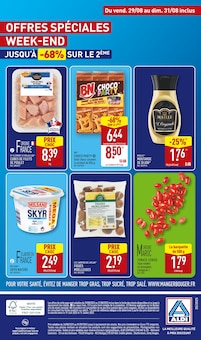 Promo Yaourt nature dans le catalogue Aldi du moment à la page 51