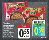 Instant Nudeln Angebote von Yum Yum bei E center Schwabach für 0,39 €