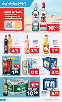 Coca Cola im aktuellen Markant Nordwest Prospekt (Detmold) Coca Cola im Markant Nordwest Prospekt "DER MARKT FĂśR GUTES ESSEN UND TRINKEN" mit 12 Seiten (Detmold)