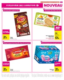 Prix et réduction Lipton dans le prospectus Carrefour Market en cours Offre Lipton dans le catalogue Carrefour Market du moment à la page 7