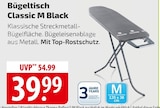Bügeltisch Classic M Black im Angebot bei famila Nordost in Lüneburg Bügeltisch Classic M Black Angebote bei famila Nordost Lüneburg für 39,99 €