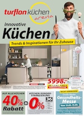 Aktueller Möbel Turflon Prospekt mit Kuchen, "Innovative Küchen", Seite 1