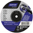 Disques à tronçonner métal - NORTON en promo chez Screwfix Dunkerque à 6,99 €