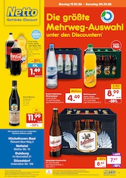 Netto Marken-Discount Prospekt für Ratingen mit 2 Seiten Netto Marken-Discount Prospekt für Ratingen: "DER ORT, AN DEM DU IMMER AUSGEZEICHNETE PREISE FINDEST.", 2 Seiten, 19.10.2026 - 24.10.2026