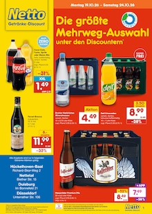 Aktueller Netto Marken-Discount Prospekt (Ratingen, 2 Seiten zum blättern Netto Marken-Discount Prospekt DER ORT, AN DEM DU IMMER AUSGEZEICHNETE PREISE FINDEST. mit 2 Seiten