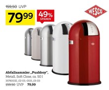XXXLutz Möbelhäuser Kissenbrück - Abfallsammler „Pushboy“ Abfallsammler „Pushboy“ Angebot bei XXXLutz Möbelhäuser Kissenbrück im Prospekt "Deutschlands größter SSV."