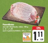 Putenrollbraten im Angebot bei EDEKA in Pirna Putenrollbraten Angebote bei EDEKA Pirna für 1,11 €