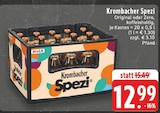 Aktuelles Spezi Original oder Zero Angebot bei EDEKA in Aachen ab 12,99 €