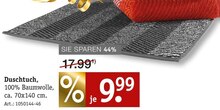 Duschtuch bei Zurbrüggen in Hagen Duschtuch im Angebot bei Zurbrüggen Hagen für 9,99 €