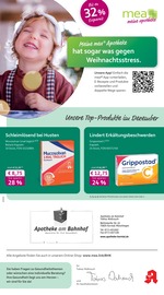 mea - meine apotheke Apotheken Prospekt der aktuellen Woche mit 4 Seiten, gültig von 01.12.2025 bis 31.12.2025, in Ditzingen und Umgebung Aktueller mea - meine apotheke Apotheken Prospekt in Ditzingen und Umgebung, "Unsere Dezember-Angebote" mit 4 Seiten, 01.12.2025 - 31.12.2025