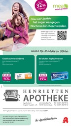 mea - meine apotheke Prospekt: "Unsere Oktober-Angebote", 4 Seiten, 01.10.2025 - 31.10.2025