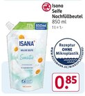 Seife Nachfüllbeutel Angebote von Isana bei Rossmann Lüdenscheid für 0,85 €