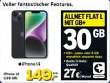iPhone 14 (128 GB) Angebote von Apple bei EURONICS EGN Hildesheim für 149,00 €