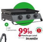 Plancha gaz Lazuli - INVENTIV - Mr.Bricolage à Castres Plancha gaz Lazuli - INVENTIV en promo chez Mr.Bricolage Castres à 99,90 €