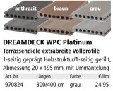 DREAMDECK WPC Platinum für 24,95 € bei Holz Possling im Angebot DREAMDECK WPC Platinum im aktuellen Holz Possling Prospekt