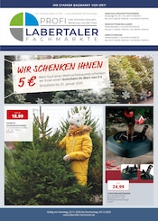 Aktueller Labertaler Fachmarkt Prospekt mit Weihnachtsbaum, "IHR STARKER BAUMARKT VOR ORT!", Seite 1