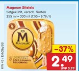 Stieleis im Netto Marken-Discount Prospekt Stieleis von Magnum im aktuellen Netto Marken-Discount Prospekt für 2,49 €