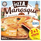 Pizza surgelée "Format Familial" - MANOSQUE en promo chez Carrefour Drancy à 9,99 €