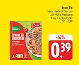 nah und gut Eibelstadt - Fix Angebot im Prospekt Fix bei nah und gut im Eibelstadt Prospekt für 0,39 €