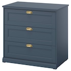 Kommode mit 3 Schubladen dunkel graublau im Angebot bei IKEA in Mülheim Kommode mit 3 Schubladen dunkel graublau Angebote von FÅGELFJÄLLET bei IKEA Mülheim für 119,00 €