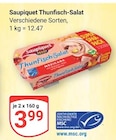 Thunfisch-Salat Angebote von Saupiquet bei GLOBUS Speyer für 3,99 €