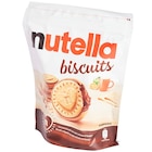 Biscuits - NUTELLA® - Carrefour Market à Clermont-Ferrand Biscuits - NUTELLA® en promo chez Carrefour Market Clermont-Ferrand à 3,99 €
