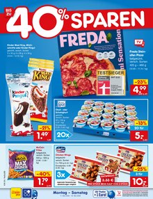 Pizza im Netto Marken-Discount Prospekt "Aktuelle Angebote" mit 65 Seiten (Koblenz)