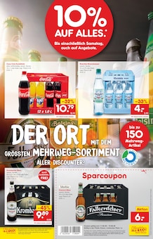 Wasser im Netto Marken-Discount Prospekt "Neueröffnung - 10% auf ALLES" mit 6 Seiten (Essen)