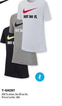 T-shirt - Sport 2000 à Montpellier T-shirt en promo chez Sport 2000 Montpellier à 9,95 €