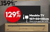 Meuble TV 107x50x40cm en promo chez Maxi Bazar Bois-Colombes à 129,99 €