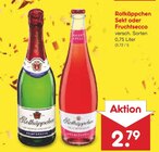 Sekt im Angebot bei Netto Marken-Discount in Nordhausen Sekt Angebote von Rotkäppchen bei Netto Marken-Discount Nordhausen für 2,79 €