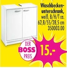 SB Möbel Boss Gera - Waschbeckenunterschrank Angebot im Prospekt Waschbeckenunterschrank bei SB Möbel Boss im Gera Prospekt für 15,00 €