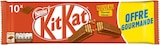 Promo BARRES CHOCOLATEES KIT KAT à 3,72 € dans le catalogue U Express à Essey-lès-Nancy