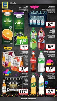 Krombacher im EDEKA Prospekt "Aktuelle Angebote" mit 22 Seiten (Recklinghausen)