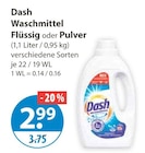 Waschmittel Flüssig von Dash im aktuellen V-Markt Prospekt für 2,99 €