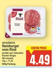 Hamburger vom Rind Angebote von GUT&GÜNSTIG bei E center Falkensee für 4,49 €