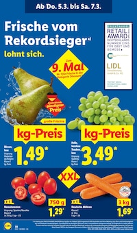 Weintrauben im Lidl Prospekt "LIDL LOHNT SICH" mit 71 Seiten (Bochum)