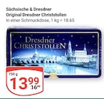 Original Dresdner Christstollen im Angebot bei GLOBUS in Bad Kreuznach Original Dresdner Christstollen Angebote von Sächsische & Dresdner bei GLOBUS Bad Kreuznach für 13,99 €