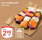 Aktuelles Lachs-Kabeljauspieß Angebot bei GLOBUS in Duisburg ab 2,99 €