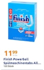 Powerball Spülmaschinentabs All von Finish im aktuellen Action Prospekt für 11,99 €