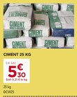 Gedimat Strasbourg - Promo CIMENT 25 KG Promo CIMENT 25 KG à 5,30 € dans le catalogue Gedimat à Strasbourg