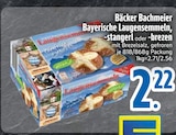 Bayerische Laugensemmeln, -stangerl oder -brezen im EDEKA Prospekt Bayerische Laugensemmeln, -stangerl oder -brezen von Bäcker Bachmeier im aktuellen EDEKA Prospekt für 2,22 €