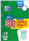 300 COPIES DOUBLES PERFORÉES  OXFORD - OXFORD en promo chez Auchan Hypermarché Montreuil à 1,94 €