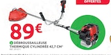 Mr.Bricolage Craponne - Promo Débroussailleuse thermique cylindrée 42,7 cm³ Promo Débroussailleuse thermique cylindrée 42,7 cm³ à 89,00 € dans le catalogue Mr.Bricolage à Craponne