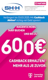 Systemhaus Hartmann Prospekt für Arnsberg: "Verlängert bis zum 03.03.2025: Mit Cashback Aktion richtig viel Geld sparen!", 8 Seiten, 02.01.2025 - 31.01.2025