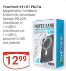 Powerbank PD20W im Angebot bei GLOBUS in Neuwied Powerbank PD20W Angebote von X4-LIFE bei GLOBUS Neuwied für 12,99 €